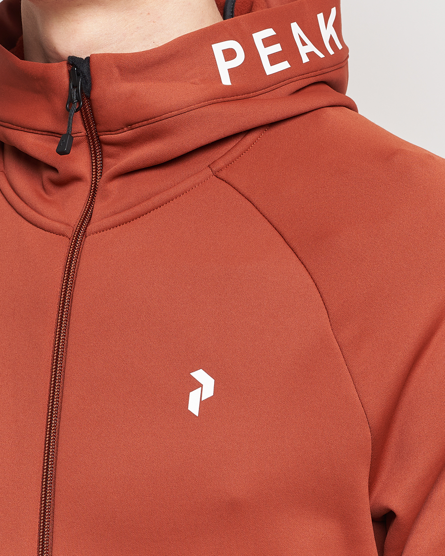 Herre | Trøjer | Peak Performance | Rider Hooded Full Zip Spiced