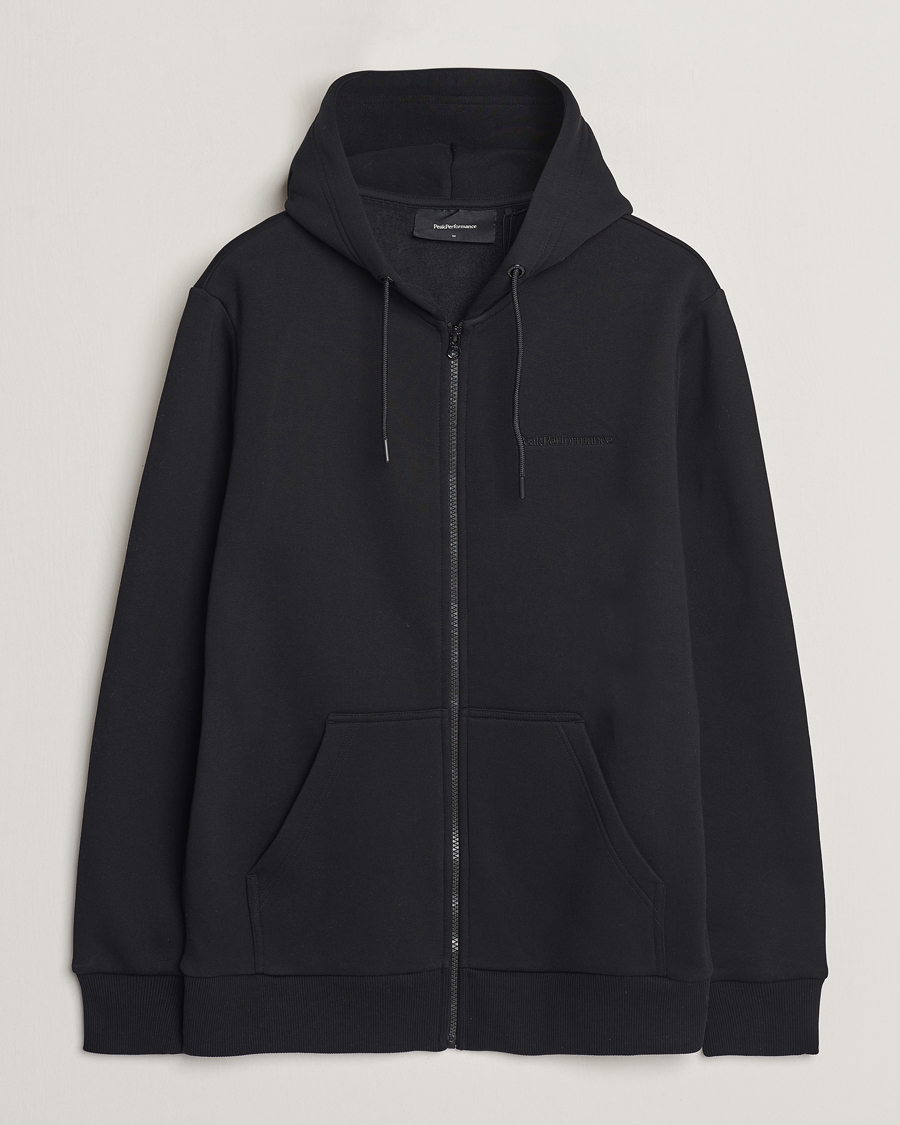 Herre | Trøjer | Peak Performance | Original Full Zip Hoodie Black