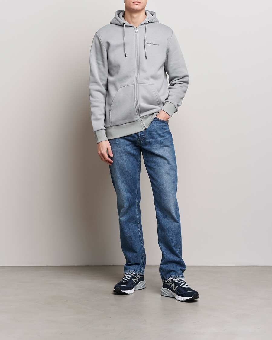 Herre | Trøjer | Peak Performance | Original Logo Full Zip Hoodie Desert Blow