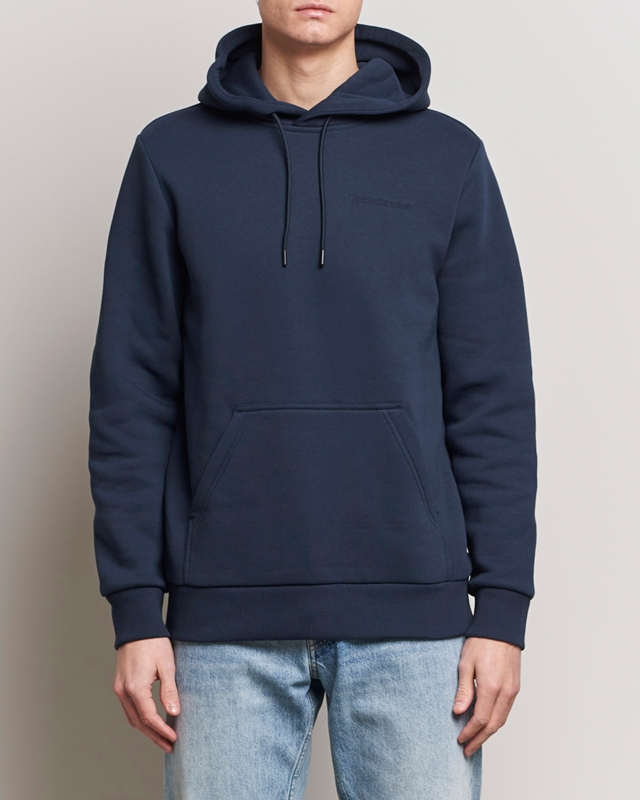 Herr |  | Peak Performance | Original Logo Hoodie Blue Shadow