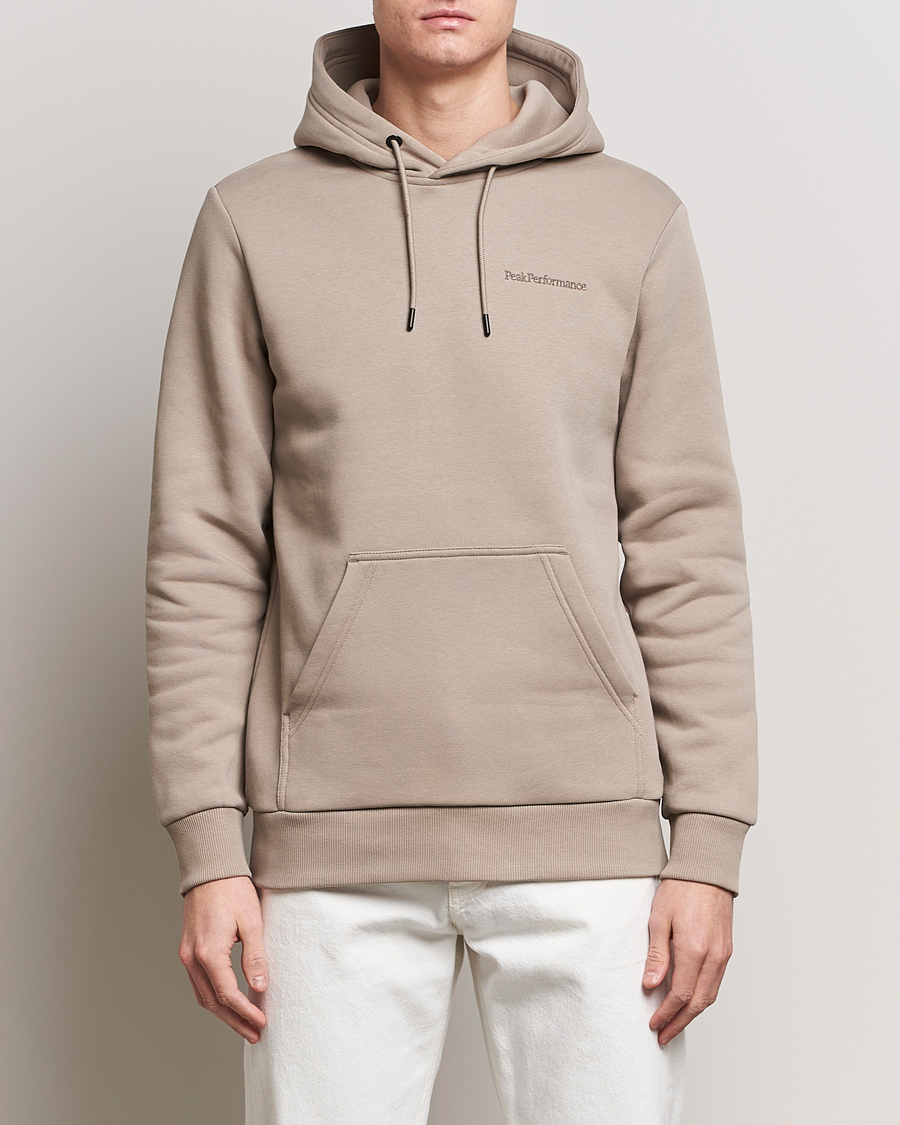 Herre |  | Peak Performance | Original Logo Hoodie Avid Beige