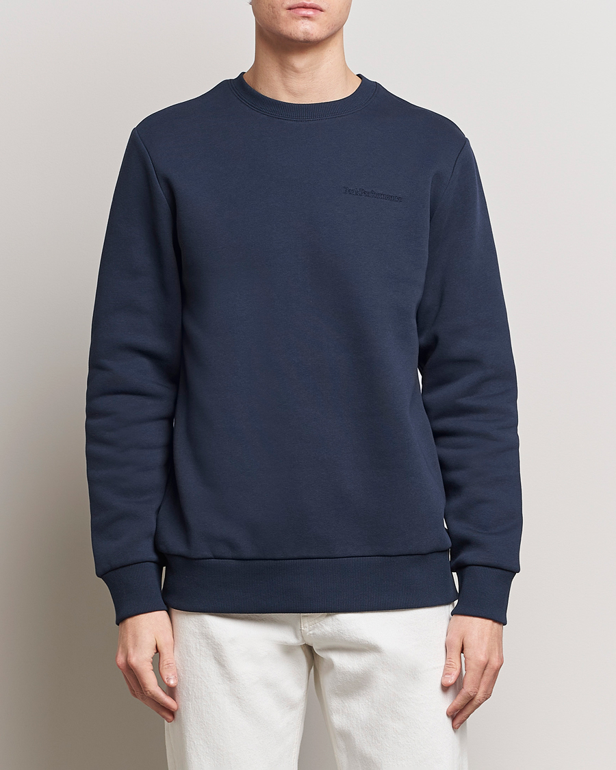 Herre | Klær | Peak Performance | Original Logo Crew Neck Sweatshirt Blue Shadow