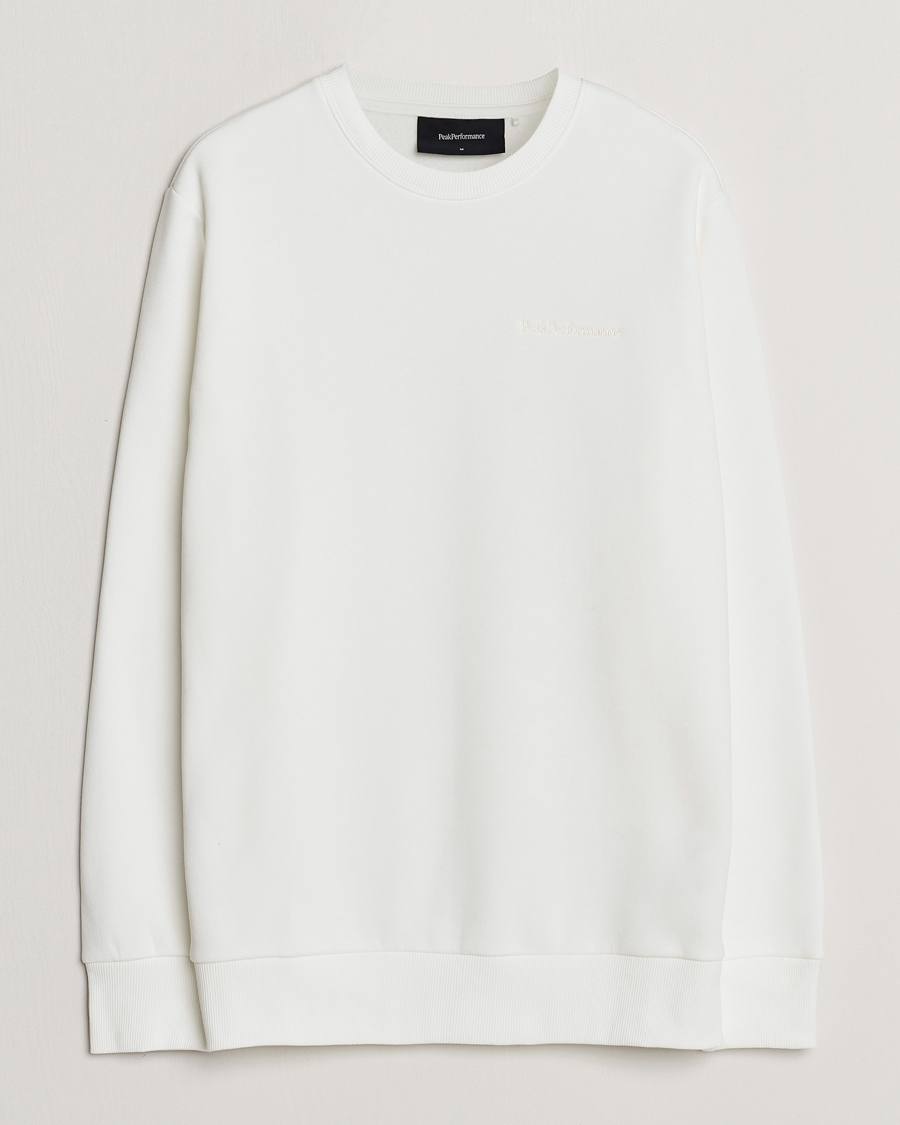 Herre | Trøjer | Peak Performance | Original Logo Crew Neck Sweatshirt Off White