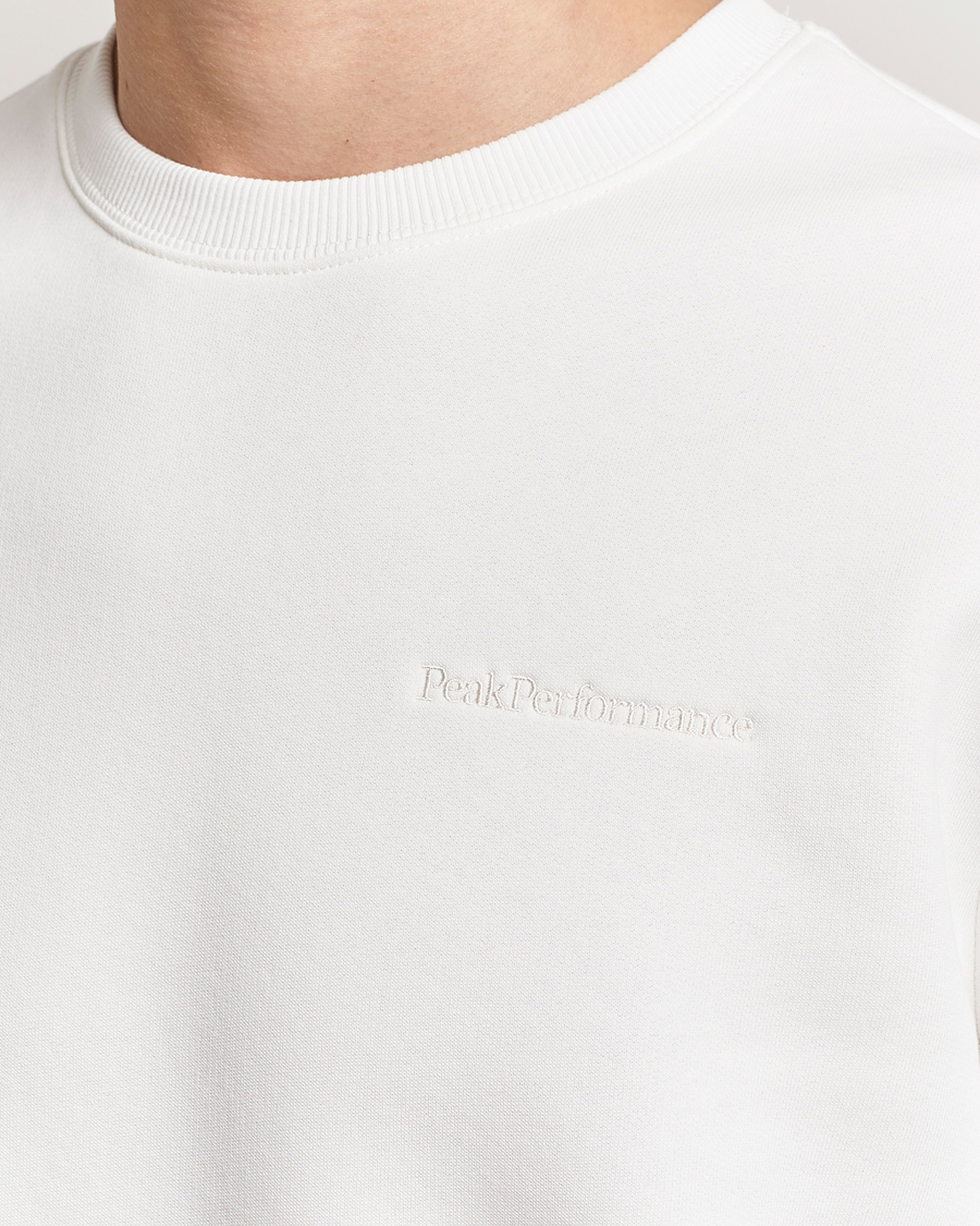 Herre | Trøjer | Peak Performance | Original Logo Crew Neck Sweatshirt Off White