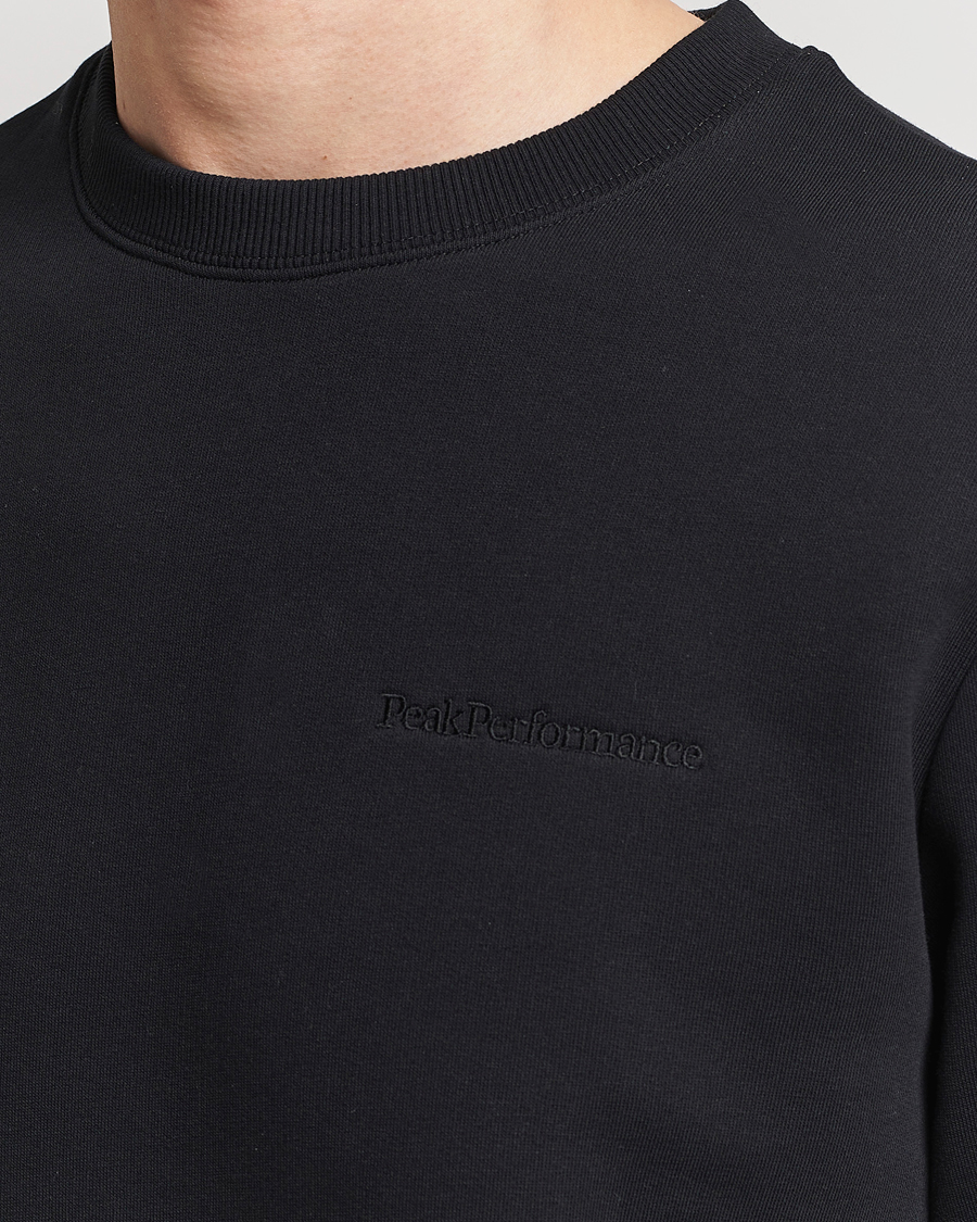 Herre | Trøjer | Peak Performance | Original Crew Neck Sweatshirt Black