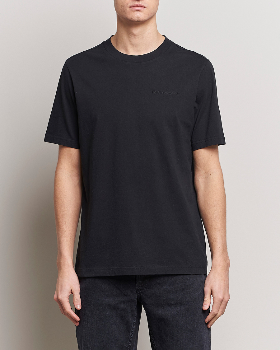 Herre | Tøj | Peak Performance | Original Logo Crew Neck T-Shirt Black