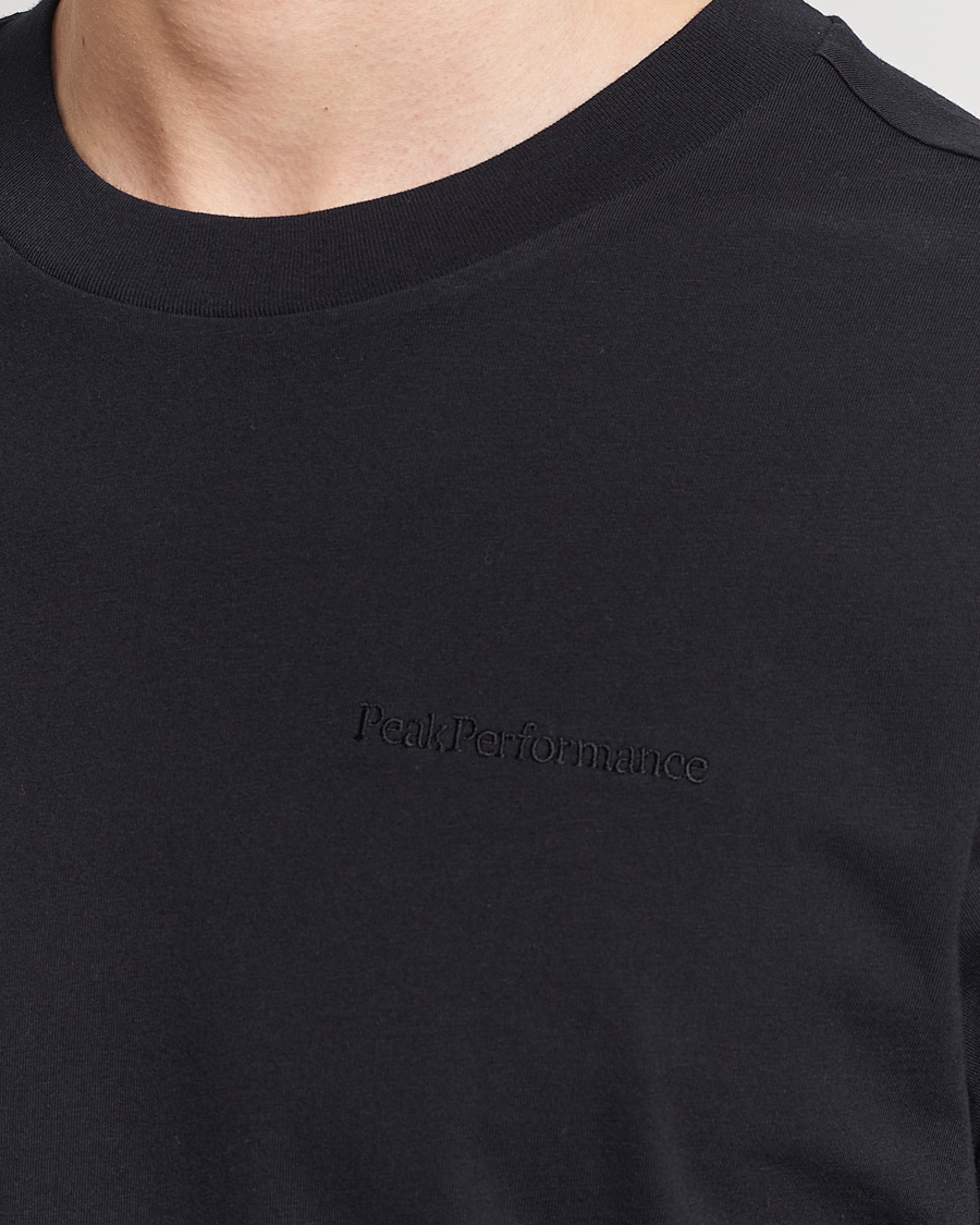 Herre | T-Shirts | Peak Performance | Original Logo Crew Neck T-Shirt Black