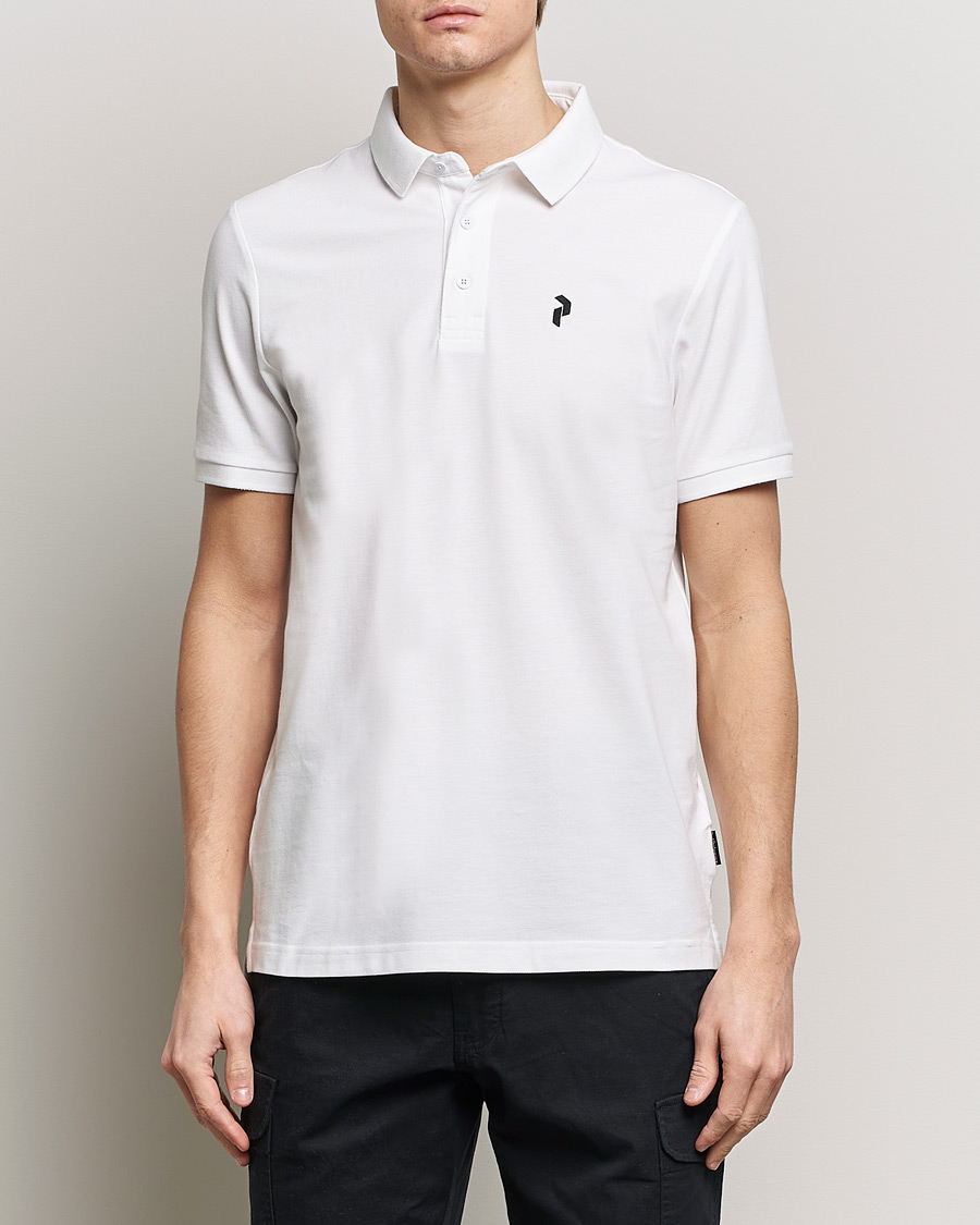 Herre | Tøj | Peak Performance | Classic Cotton Polo White