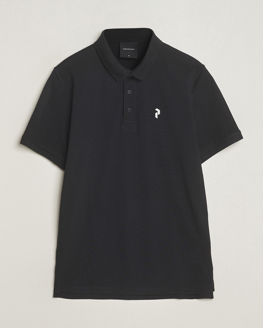 Herre | Polotrøjer | Peak Performance | Classic Cotton Polo Black