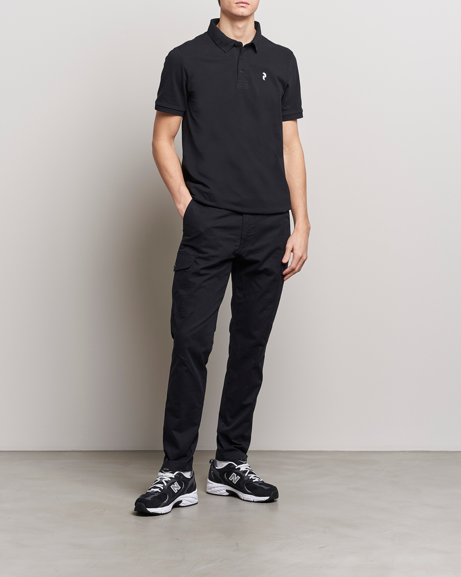 Herre | Polotrøjer | Peak Performance | Classic Cotton Polo Black