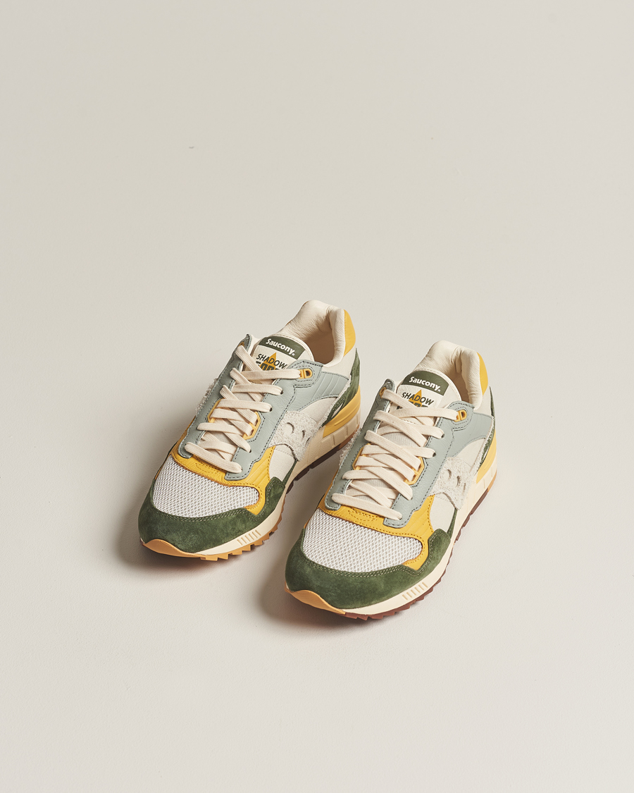 Herre | Saucony Shadow 5000 Sneaker Yellow/Green/White | Saucony | Shadow 5000 Sneaker Yellow/Green/White