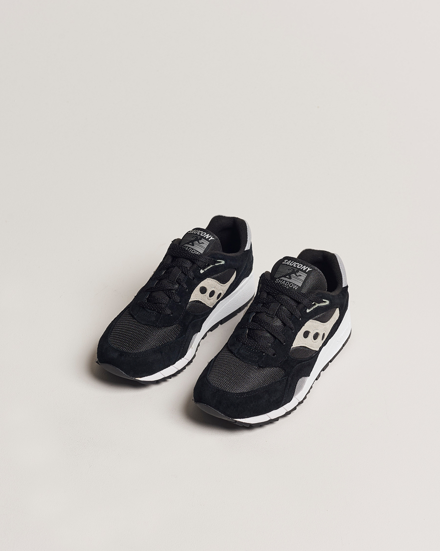 Herre | Sko i ruskind | Saucony | Shadow 6000 Sneaker Black/Grey