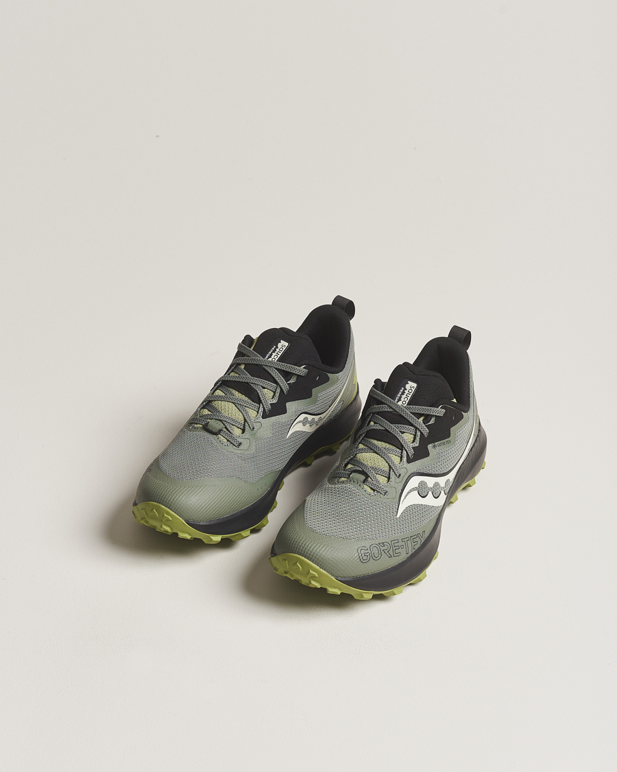 Herre |  | Saucony | Peregrine 14 Gore-Tex Trail Sneaker Olive