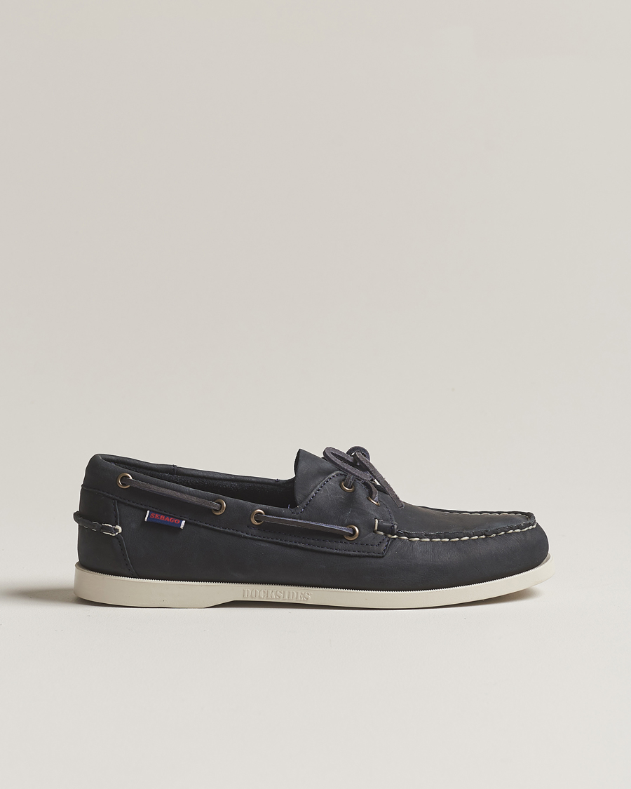 Herre | Sejlersko | Sebago | Dockside Nubuck Boat Shoe Blue Navy