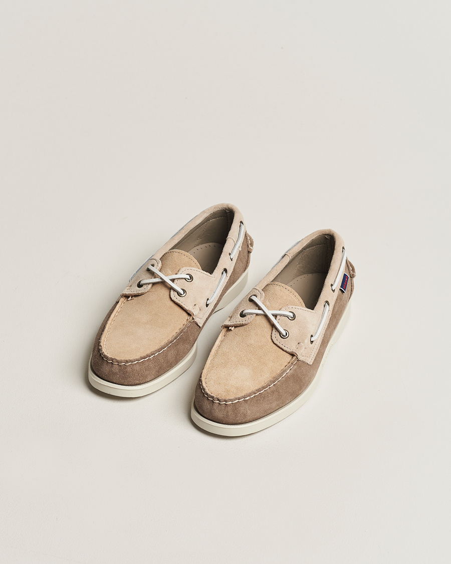 Herre | Loyalitetstilbud | Sebago | Docksides Portland Jib Boat Shoe Sage/Taupe/Camel