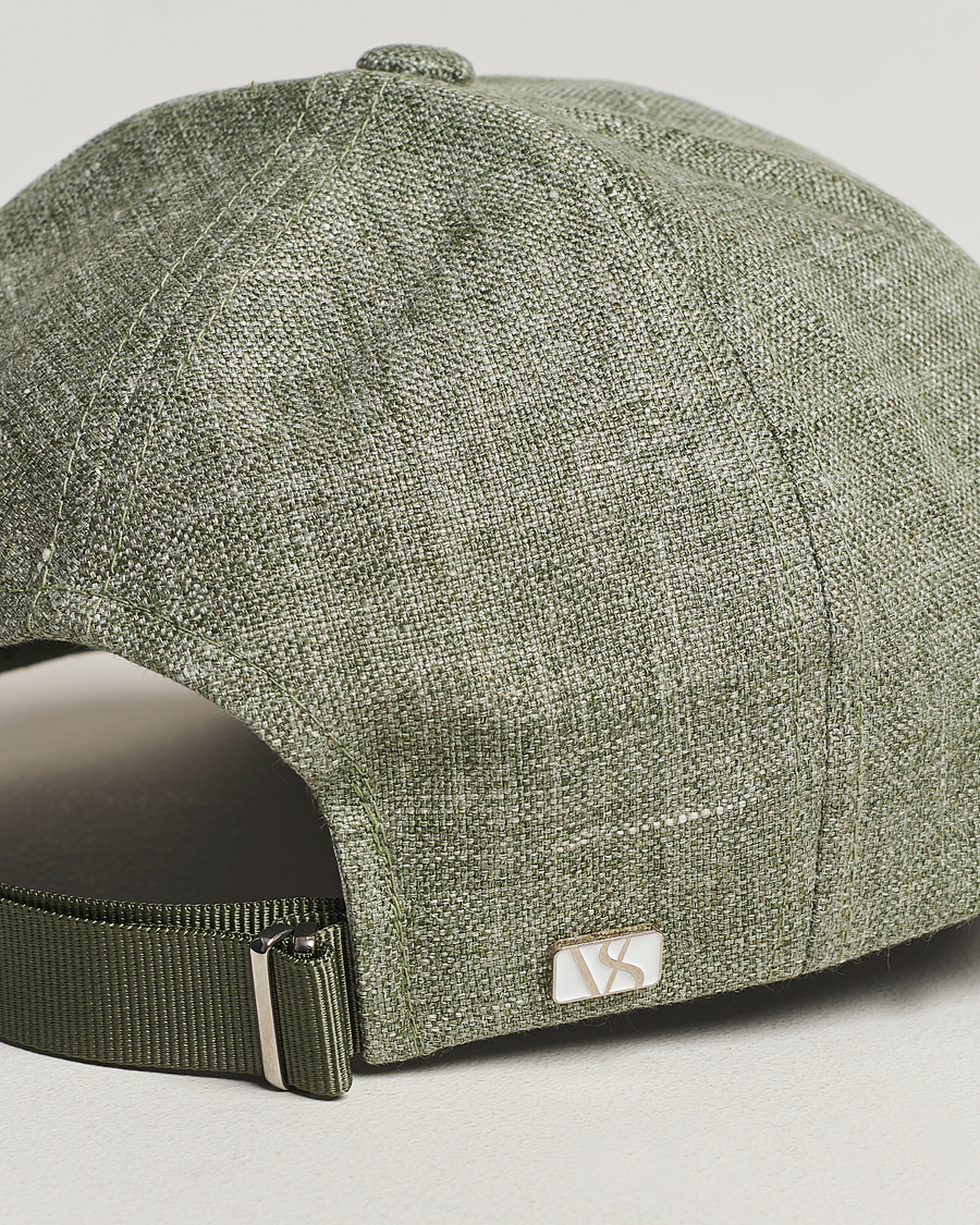 Herre | Varsity Headwear Linen Baseball Cap Pistachio Green | Varsity Headwear | Linen Baseball Cap Pistachio Green