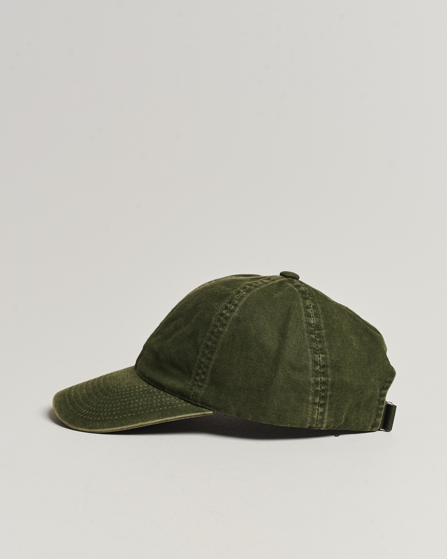 Herre | Afdelinger | Varsity Headwear | Washed Cotton Baseball Cap Green