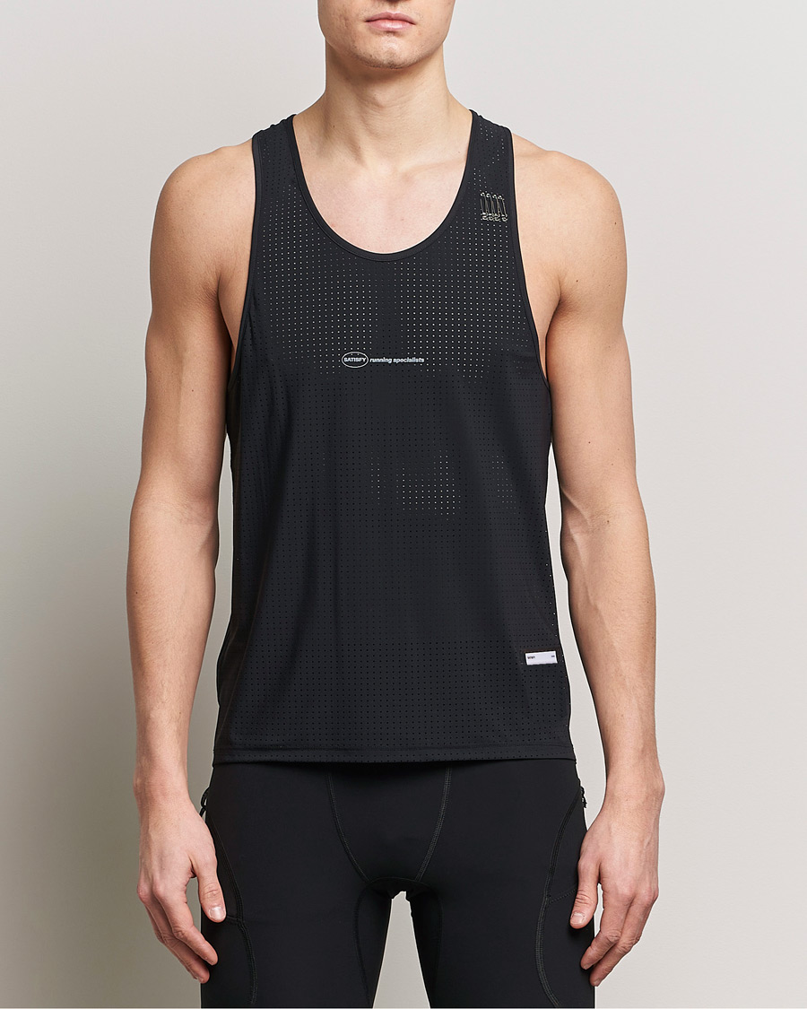 Herre | Active | Satisfy | Space-O Singlet Black