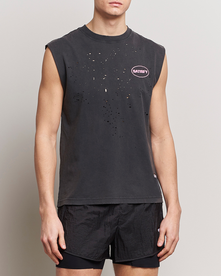 Herre | Contemporary Creators | Satisfy | MothTech Muscle Tee Aged Black