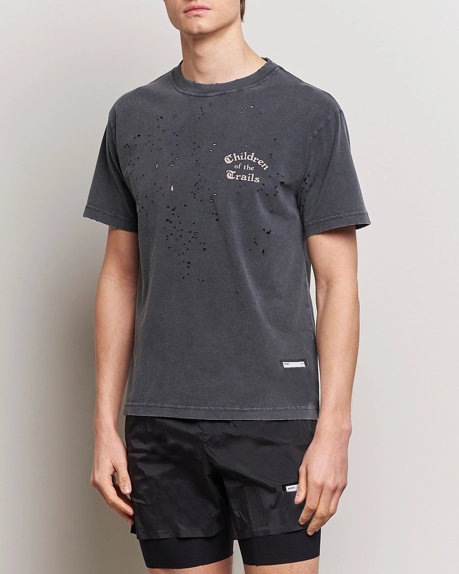 Herre | Sorte t-shirts | Satisfy | MothTech T-Shirt Aged Black