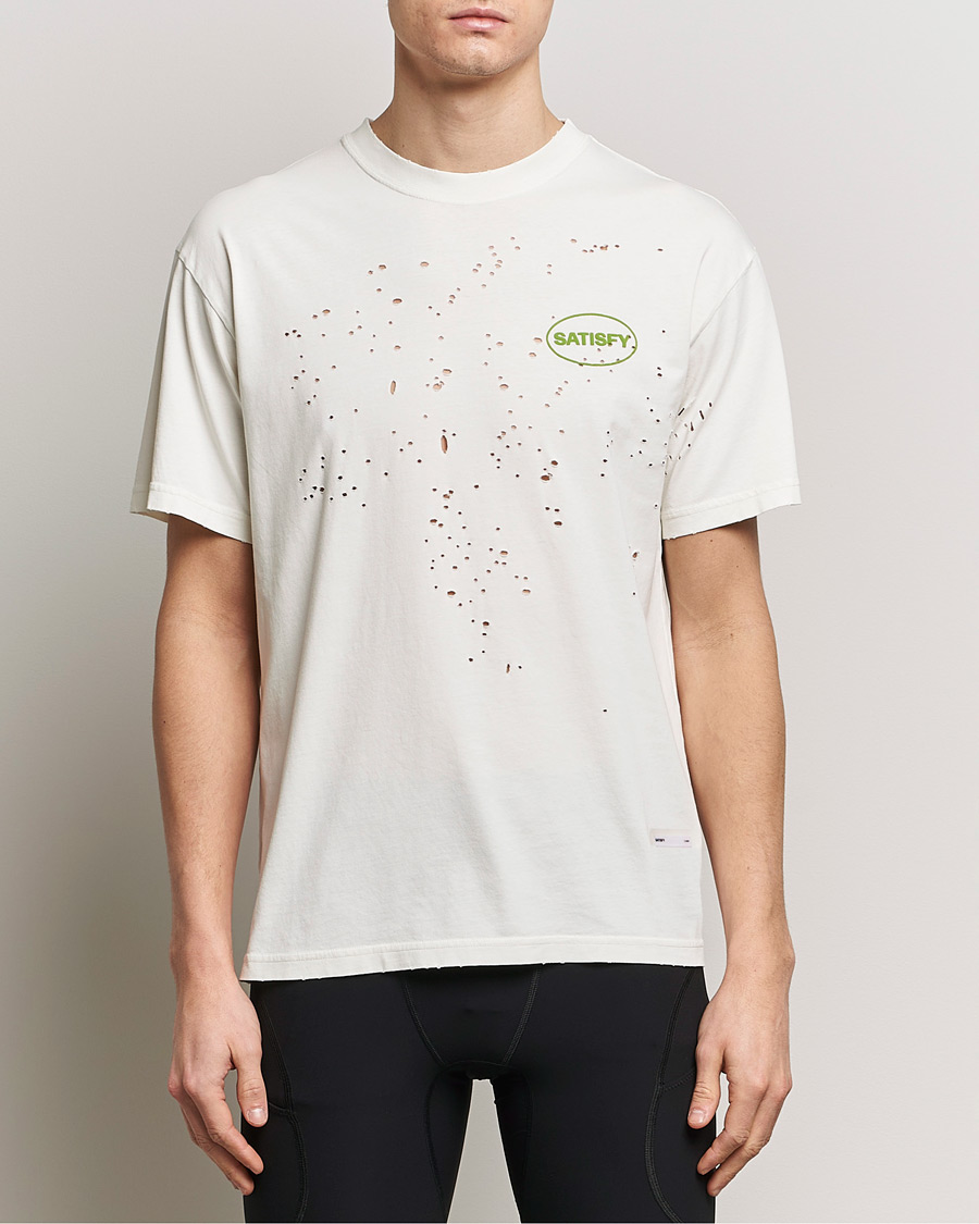 Herr | Active | Satisfy | MothTech T-Shirt Off White