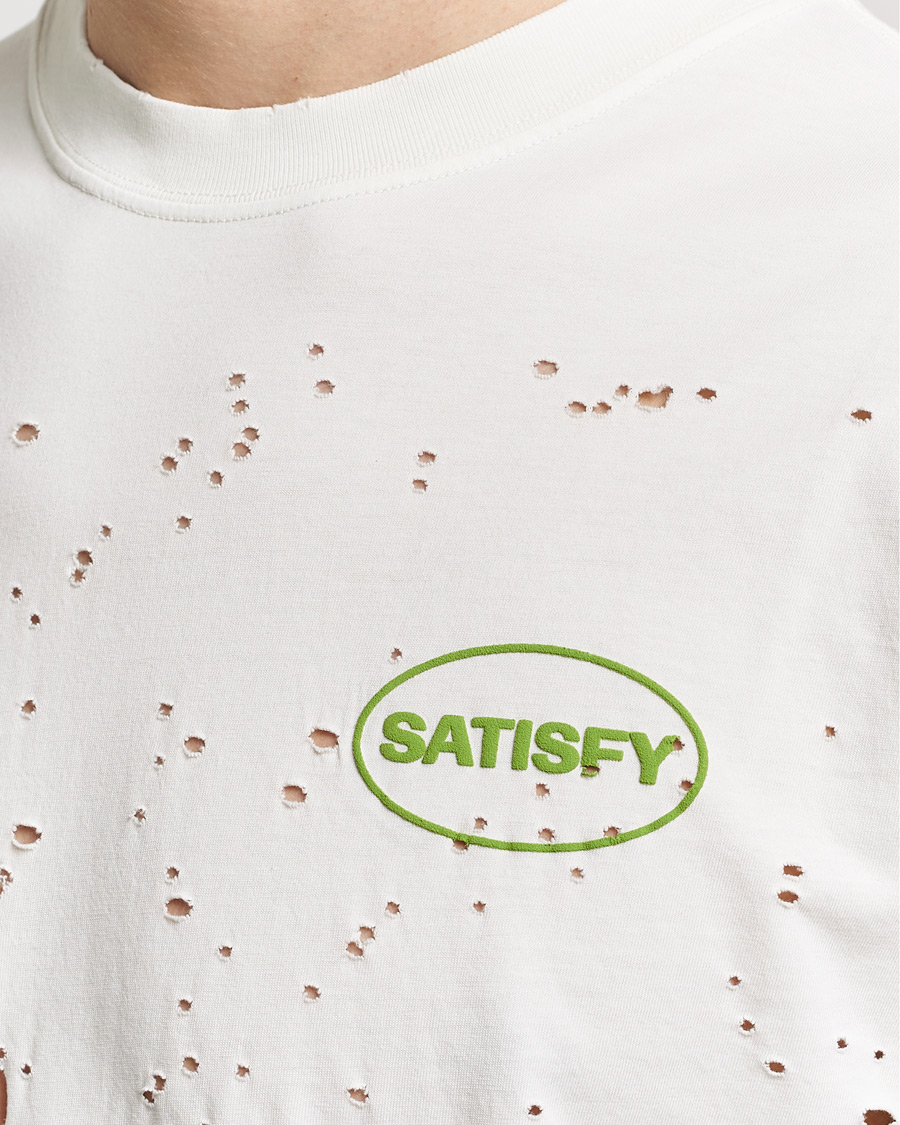 Herre | T-Shirts | Satisfy | MothTech T-Shirt Off White