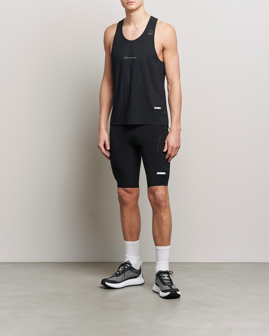 Herre | Shorts | Satisfy | Justice Cargo 9 Inch Half Tights Black