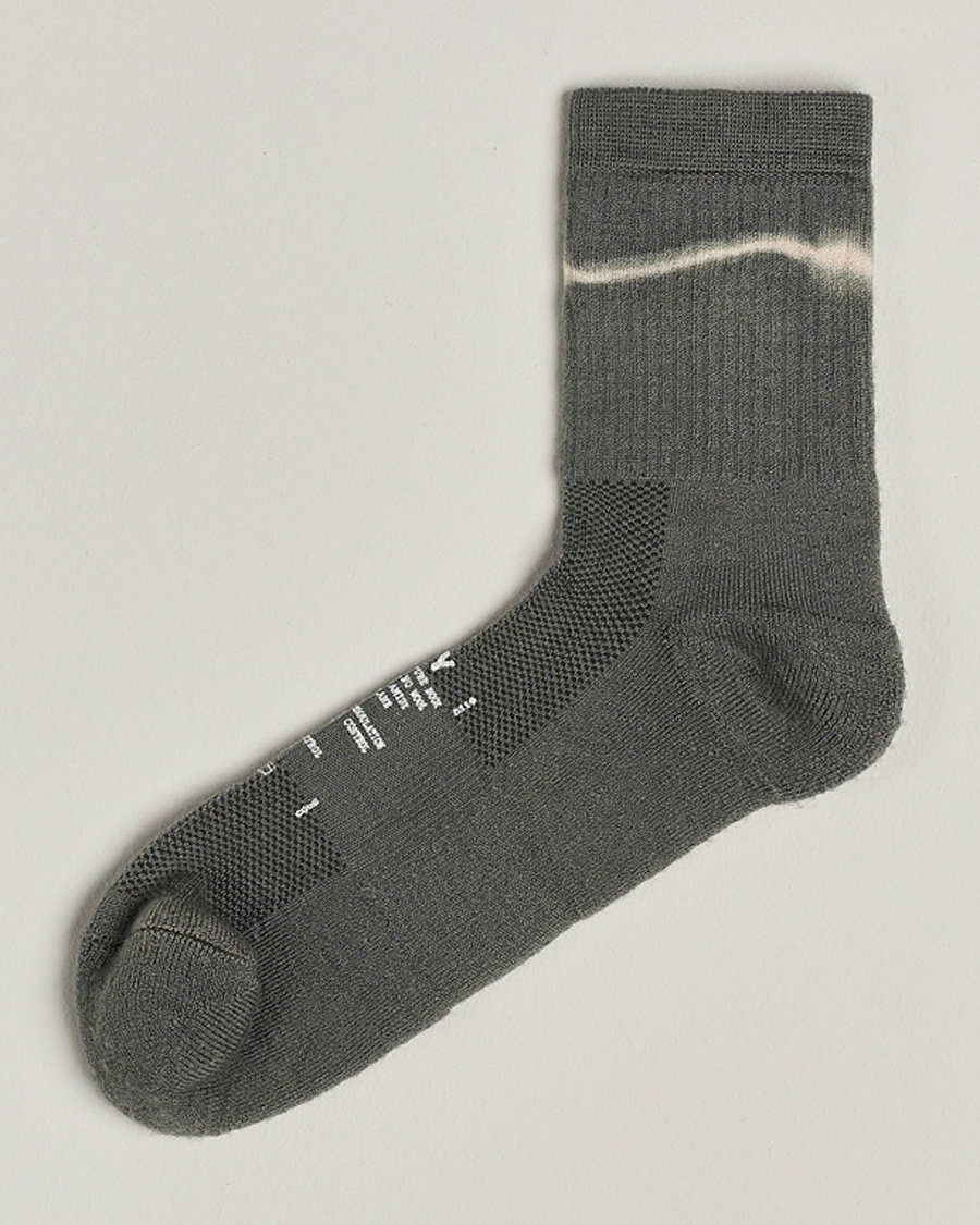 Herre | Undertøj | Satisfy | Merino Tube Socks Agave Green Tie Dye