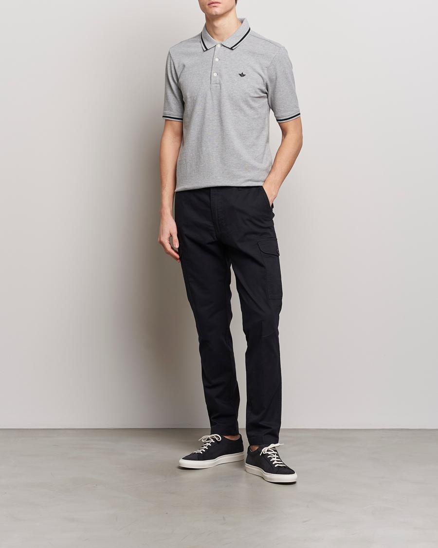 Herre | Polotrøjer | Dockers | Original Cotton Polo Mid Grey Heather