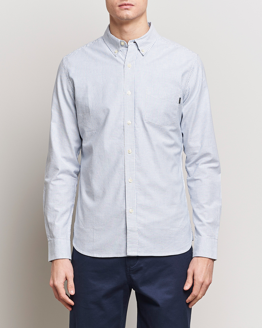 Herre |  | Dockers | Cotton Stretch Oxford Shirt Bengal Stripe