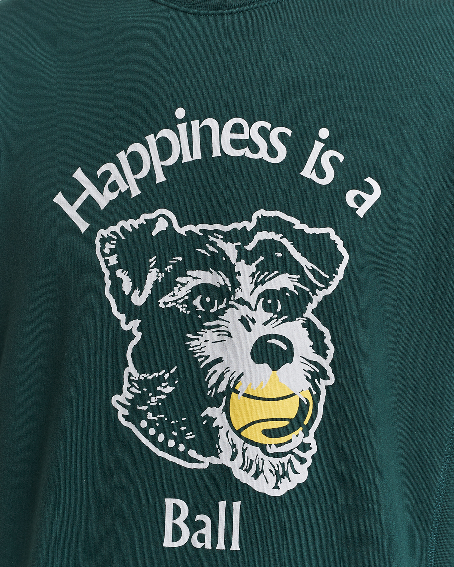 Herre | Trøjer | Palmes | Dog Crew Neck Sweatshirt Dark Green