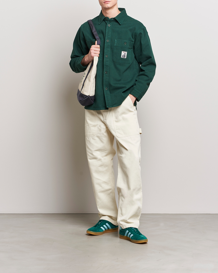 Herre | Skjorter | Palmes | Roland Overshirt Bottle Green