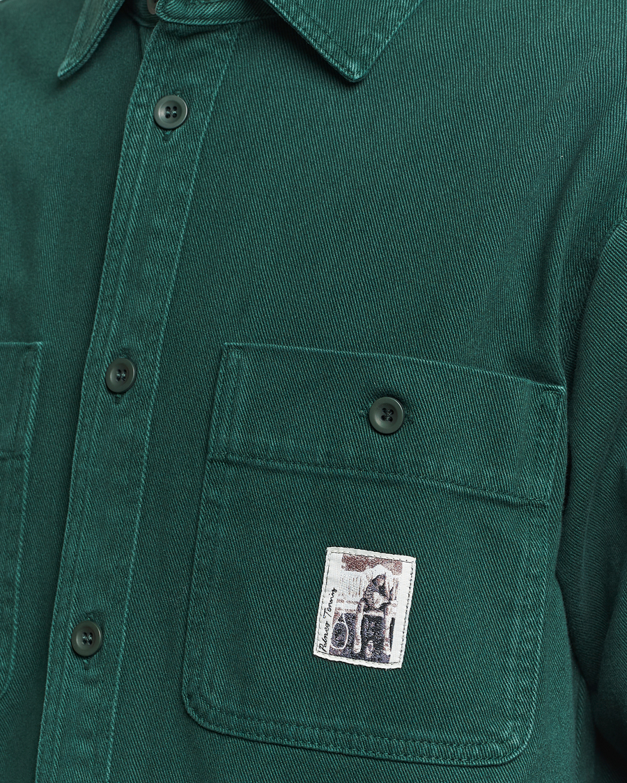 Herre | Skjorter | Palmes | Roland Overshirt Bottle Green