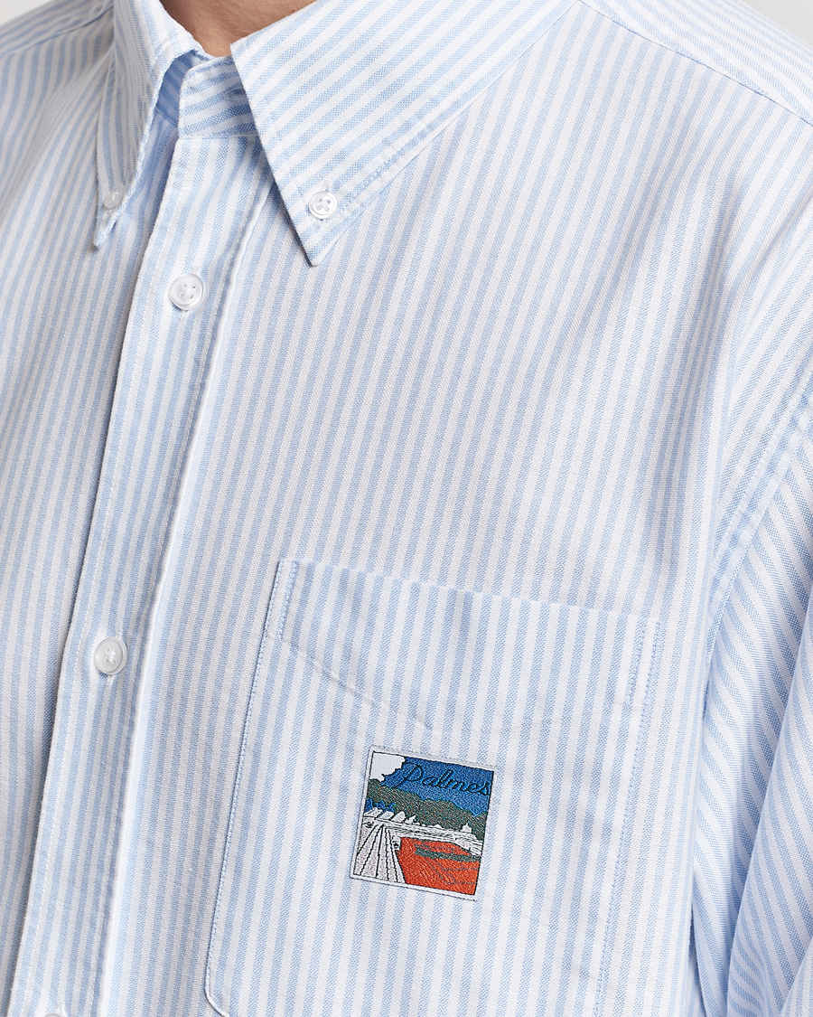 Herre | Skjorter | Palmes | Deuce Oxford Shirt Light Blue Stripe
