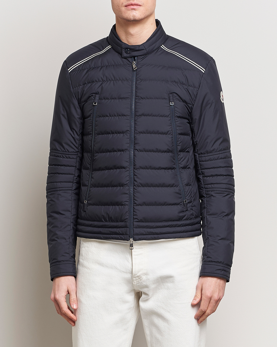 Herre | Forårsjakker | Moncler | Perial Biker Jacket Navy