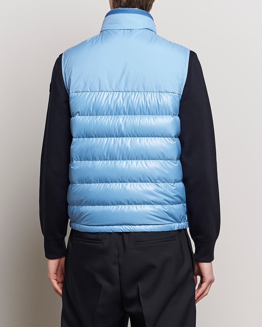 Herre | Jakker | Moncler | Cerces Down Vest Light Blue