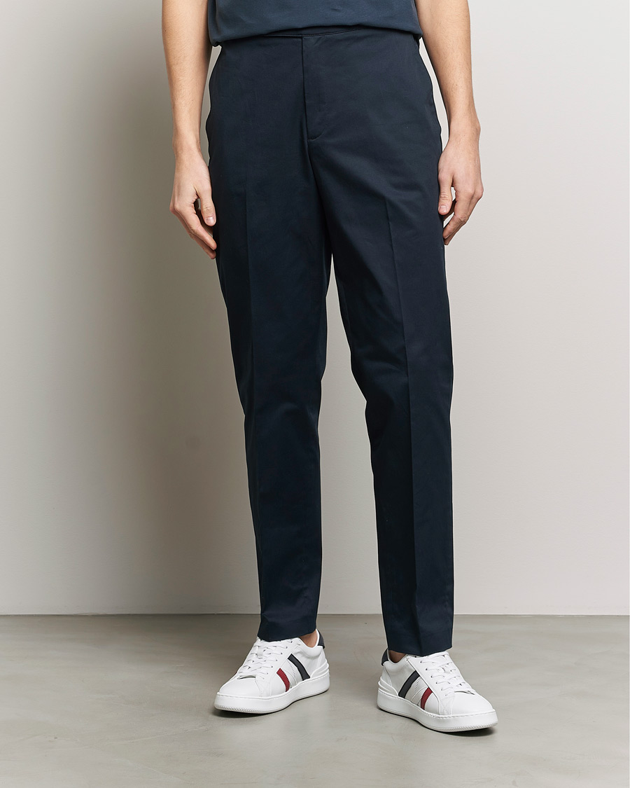 Herre |  | Moncler | Contrast Banded Trousers Navy
