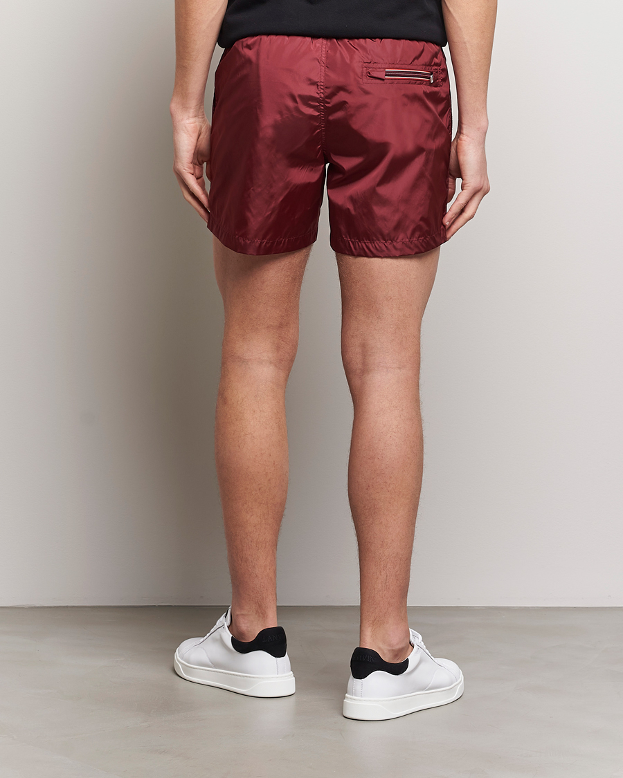 Herre | Badebukser | Moncler | Nylon Swim Shorts Burgundy