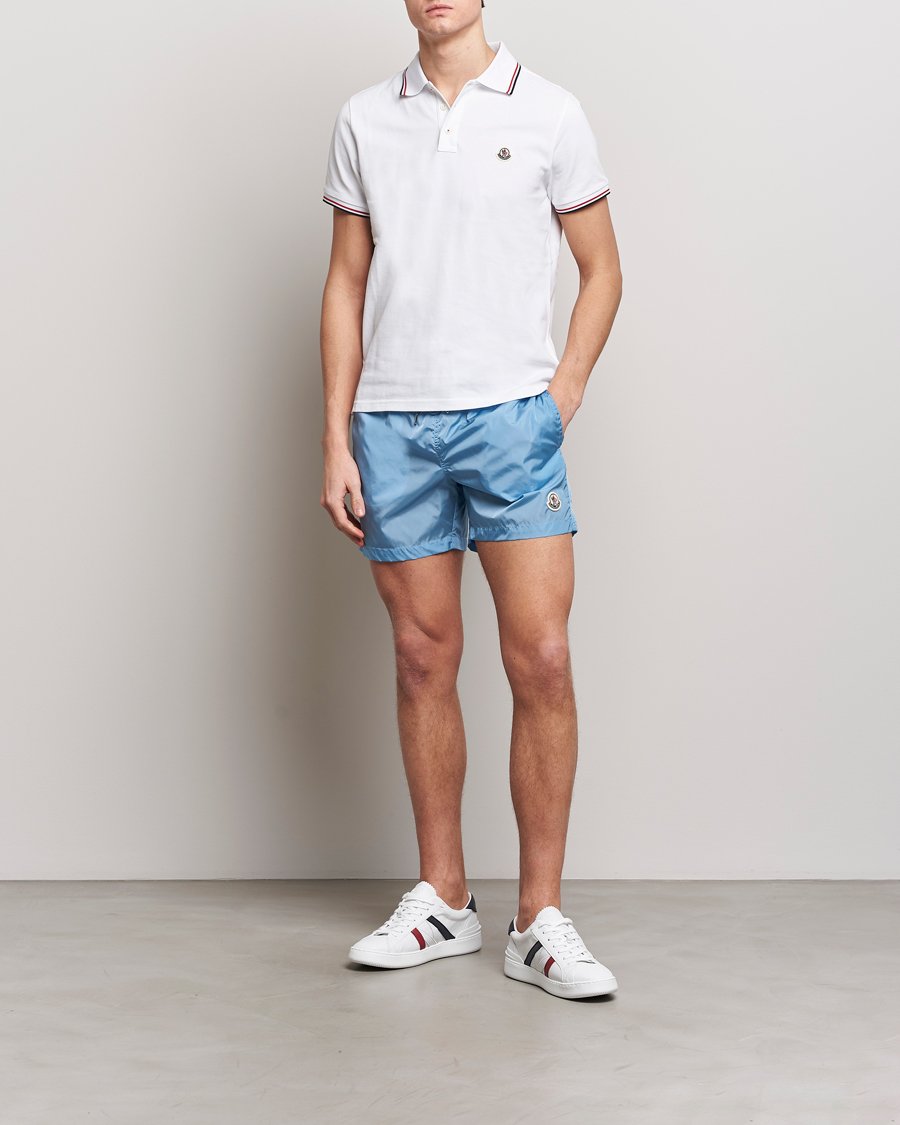 Herre | Badebukser | Moncler | Nylon Swim Shorts Light Blue