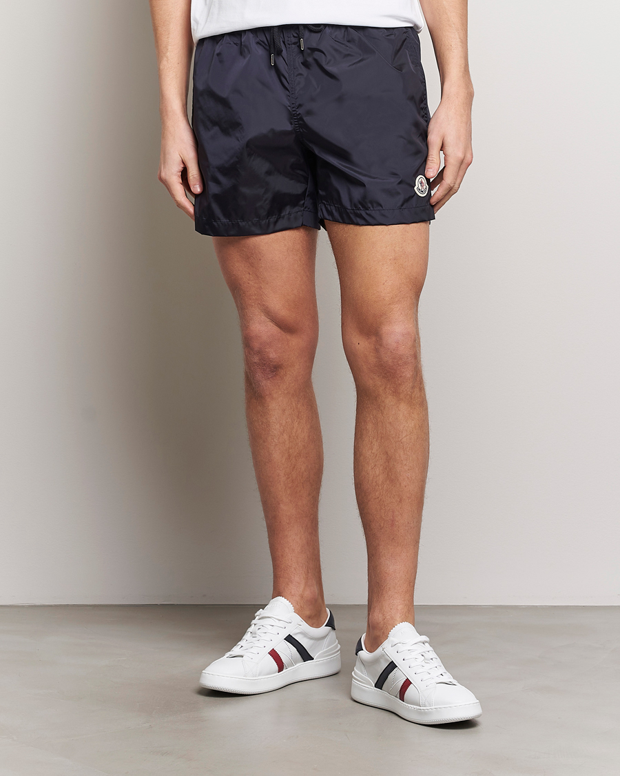 Herr | Badbyxor | Moncler | Nylon Swim Shorts Navy