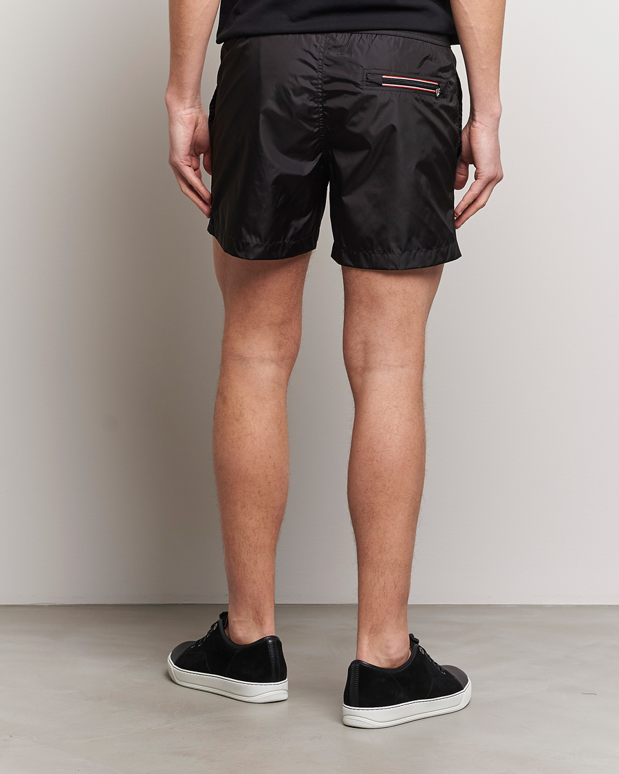 Herre | Moncler Nylon Swim Shorts Black | Moncler | Nylon Swim Shorts Black
