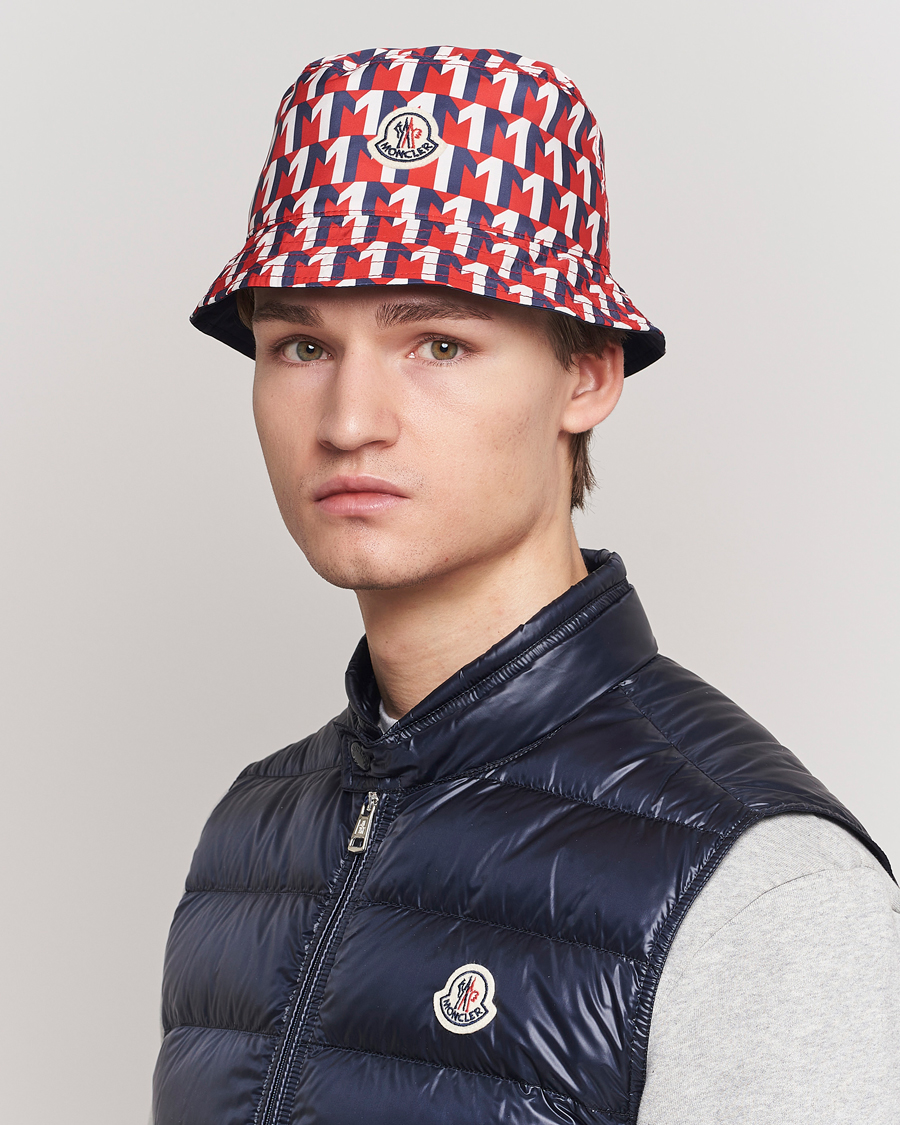 Herre | Tilbehør | Moncler | Nylon Bucket Hat Navy