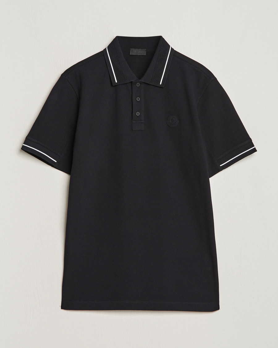 Herre | Polotrøjer | Moncler | Tonal Logo Polo Black