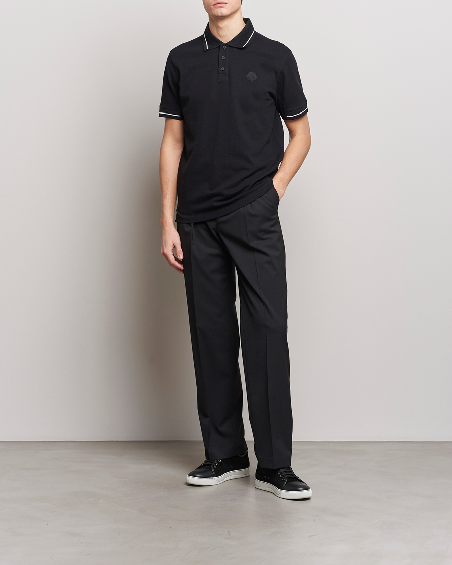 Herre | Polotrøjer | Moncler | Tonal Logo Polo Black