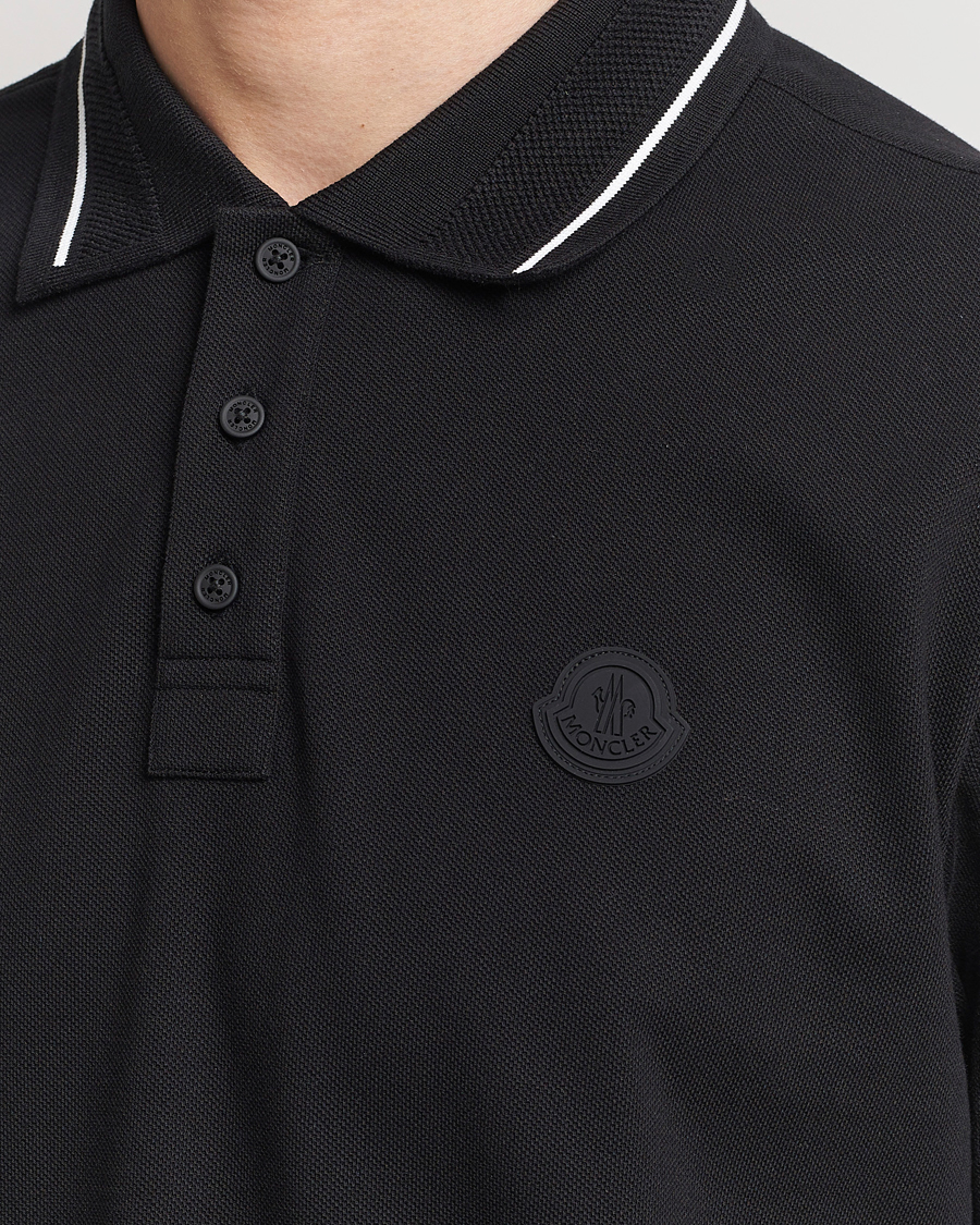 Herre | Polotrøjer | Moncler | Tonal Logo Polo Black