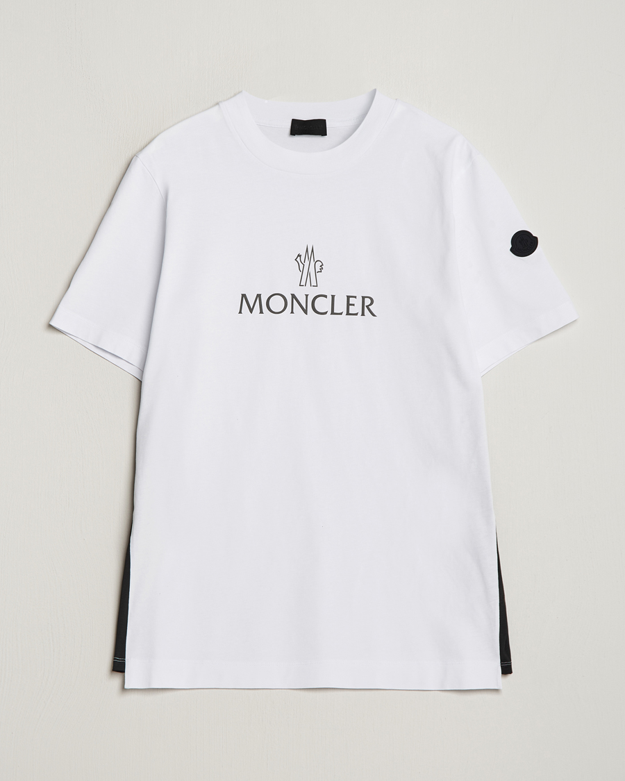 Herr | T-Shirts | Moncler | Reflective Logo T-Shirt White