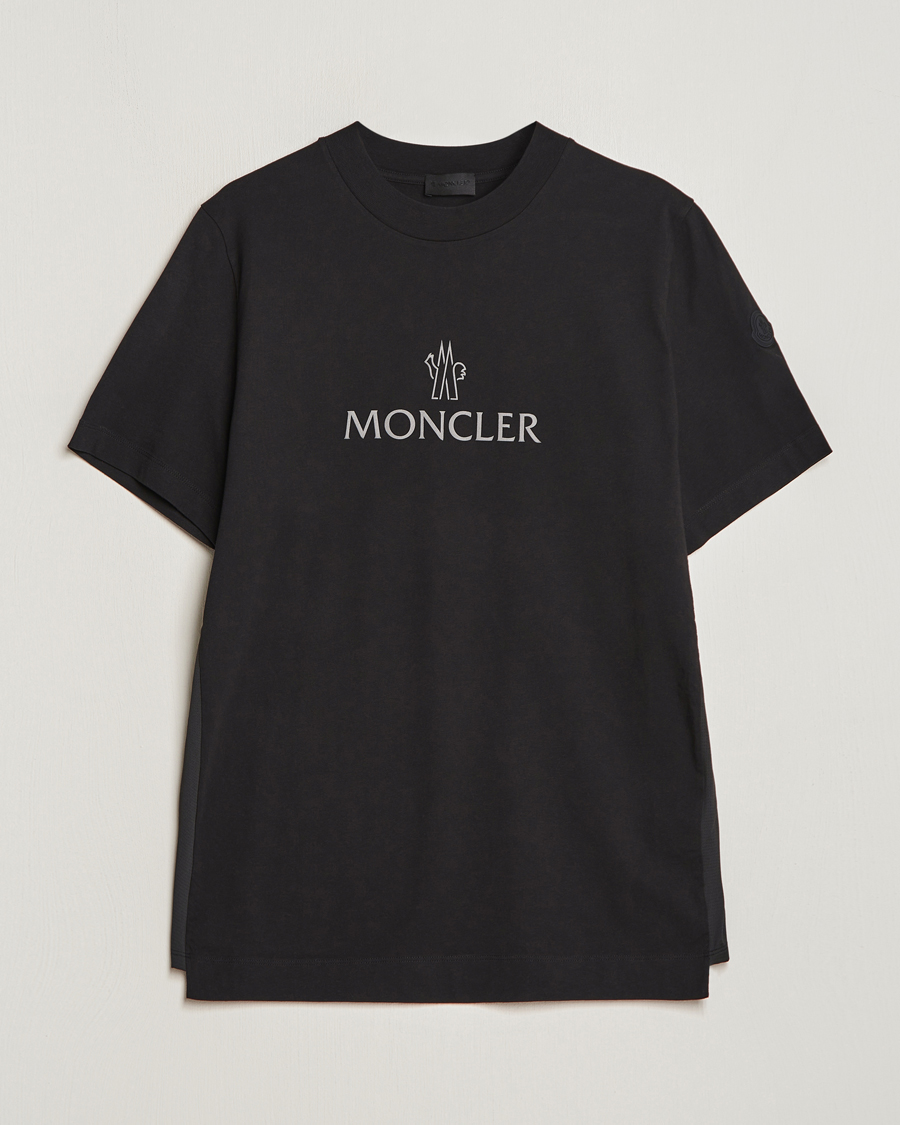 Herre |  | Moncler | Reflective Logo T-Shirt Black