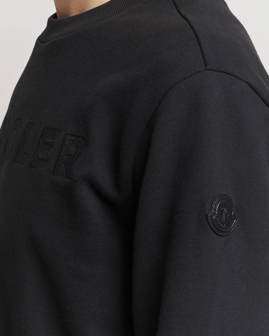 Herre | Trøjer | Moncler | Simple Logo Sweatshirt Black