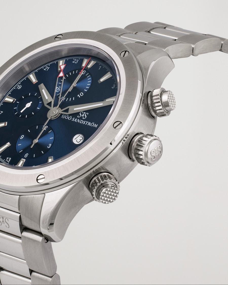 Herre | Sjöö Sandström Pre-Owned UTC Extreme 1 Blue Steel Silver | Sjöö Sandström Pre-Owned | UTC Extreme 1 Blue Steel Silver