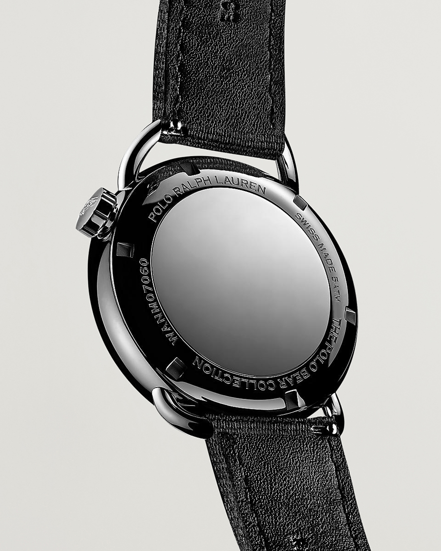 Herre | Læderrem | Polo Ralph Lauren | 42mm Automatic Tartan White Dial